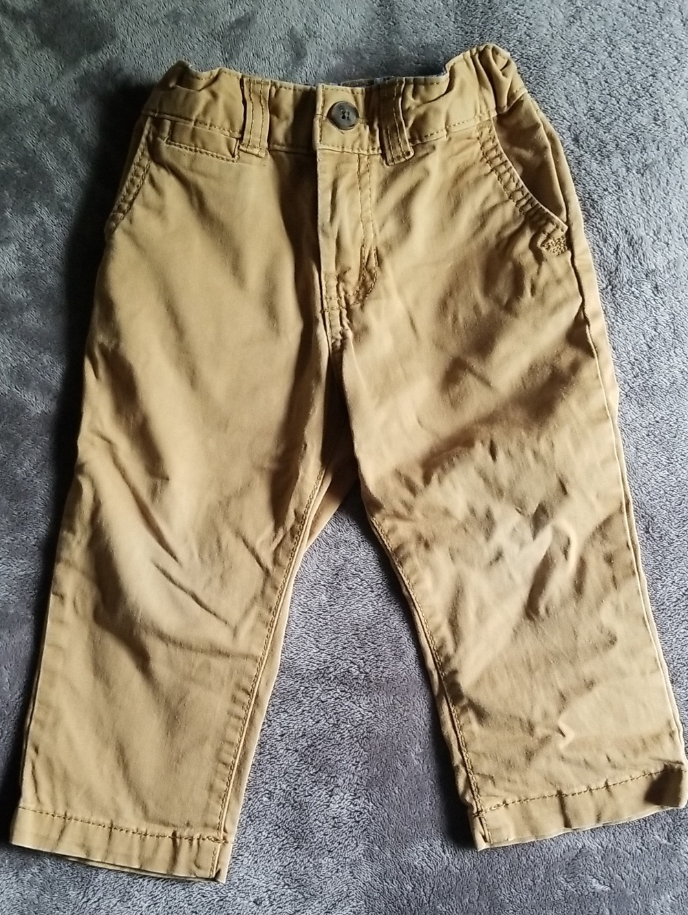 Baby Khaki Cotton Pants